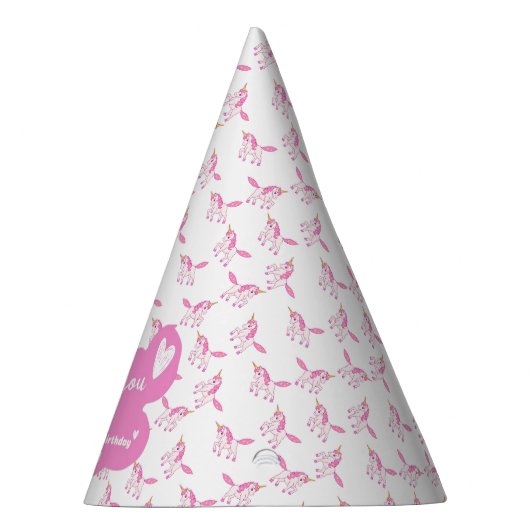 Pet van Unicorn Party Feesthoedjes (Rechts)