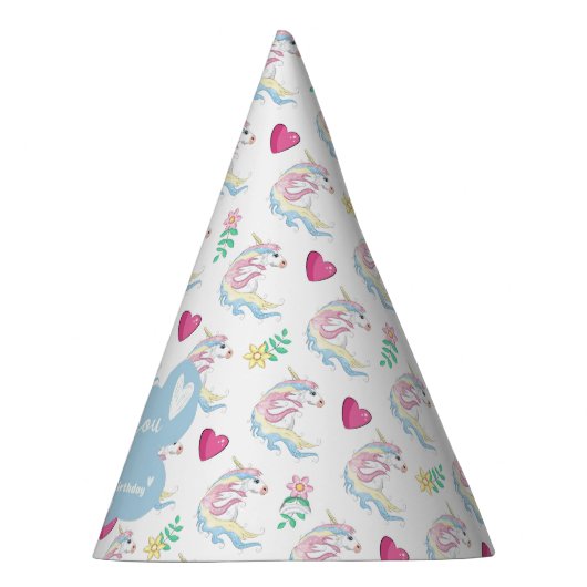 Pet van Unicorn Party Feesthoedjes (Rechts)