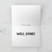 Pet van uw Hard Werk Kaart (Binnen)