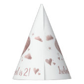 Pet van Waterverf Hot Air-ballonpartij Feesthoedjes (Achterkant)