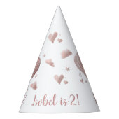 Pet van Waterverf Hot Air-ballonpartij Feesthoedjes (Voorkant)