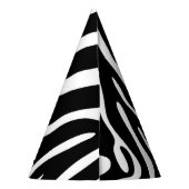 Pet van Zebra Print Party Feesthoedjes (Achterkant)