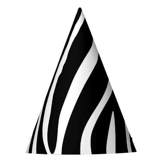 Pet van Zebra Print Party Feesthoedjes (Voorkant)
