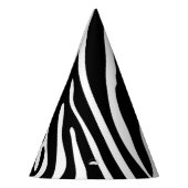 Pet van Zebra Print Party Feesthoedjes (Links)