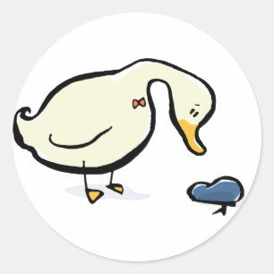 pet van zeelieden ronde sticker