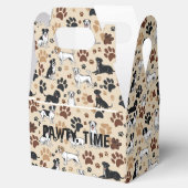 Pet verjaardagsfeestje gunst snack box feesttijd bedankdoosjes (Geopend)