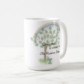 Pet-verlies, gezelschapssympathie mok Rainbow Brid (Voorkant rechts)