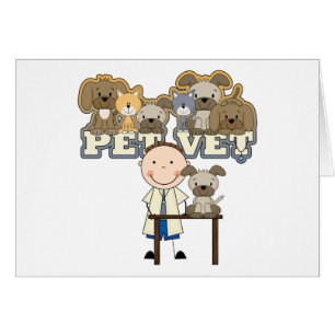 Pet Vet White Male T-shirts en cadeautjes