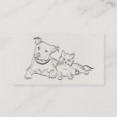 Pet Visitekaartje. Visitekaartje (Achterkant)