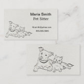 Pet Visitekaartje. Visitekaartje (Voorkant / Achterkant)