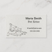 Pet Visitekaartje. Visitekaartje (Voorkant)