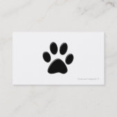 Pet-Visitekaartjes Visitekaartje (Achterkant)