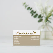 Pet-Visitekaartjes Visitekaartje (Staand voorkant)