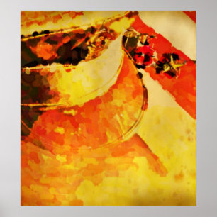 Pet, vlag en vaatveteranen Dag Poster