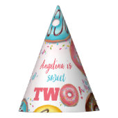 Pet voor 2e verjaardag. feesthoedjes (Voorkant)