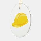 Pet voor de bouw keramisch ornament (Links)