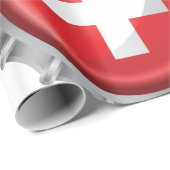 Pet voor de vlag van Zwitserland Cadeaupapier (Rol Hoek)
