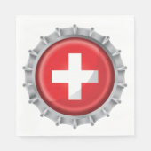 Pet voor de vlag van Zwitserland Servet (Voorkant)