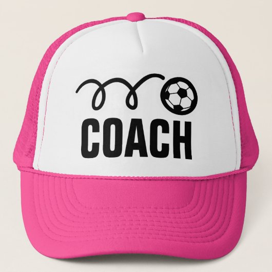 Pet voor de voetbal coach van vrouwen / pet | Voet (Voorkant)