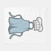 Pet voor het koken en koken fleece deken (Voorkant (Horizontaal))