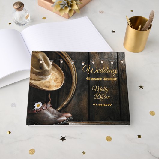 Pet voor landlaarzen, barnjevurgastenboek gastenboek (Voorkant open)