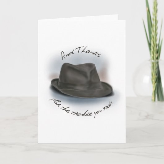 Pet voor Leonard 1 Bedankkaart (Voorkant)