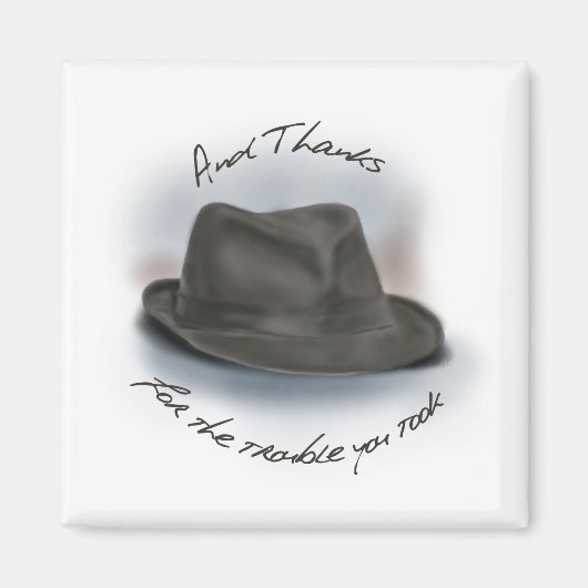 Pet voor Leonard 1 Magneet (Voorkant)