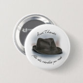 Pet voor Leonard 1 Ronde Button 5,7 Cm (Voorkant /achterkant)