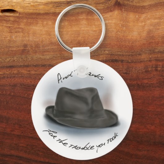 Pet voor Leonard 1 Sleutelhanger (Voorkant)