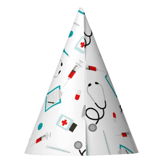 Pet voor medische verzorging feesthoedjes (Achterkant)