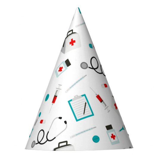 Pet voor medische verzorging feesthoedjes (Voorkant)