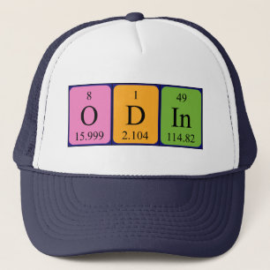 Pet voor Odin periodieke tabelnamen