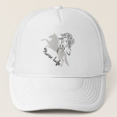 Pet voor paardenleven, Trucker Hat voor paardenlie (Voorkant)