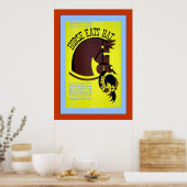 Pet voor paardenvet poster (Keuken)