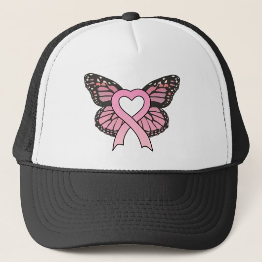 Pet voor roze lint-heart-Butterfly (Voorkant)