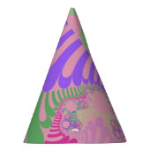 Pet voor roze regenboogmod feesthoedjes (Rechts)