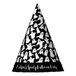 Pet voor spookgeest halloween zwarte partij feesthoedjes