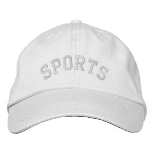 Pet voor sport, Ironisch geborduurd Pet voor sport