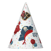 Pet voor verjaardagen met piratenthema feesthoedjes (Links)