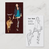Pet Walker of Sitter Visitekaartje (Voorkant / Achterkant)