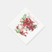 Pet Waterverf kerstpapier Napkin Servet (Hoek)
