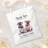 Pet Wedding Bedankt Persoonlijke foto Dog Bedankzakje (Geknipt)