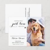 Pet Wedding Budget Dog sparen de Datacards (Voorkant / Achterkant)