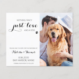 Pet Wedding Budget Dog sparen de Datacards