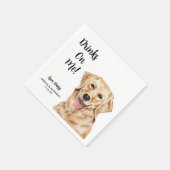 Pet Wedding Cocktail Napkins Servet (Hoek)