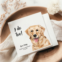 Pet Wedding Cocktail Napkins Servet