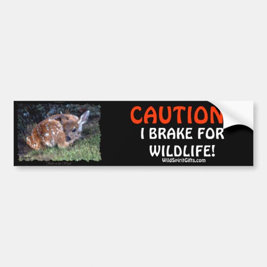 PET & WILDLIFE PROTECTION Herten Bumperstickers (Voorkant)