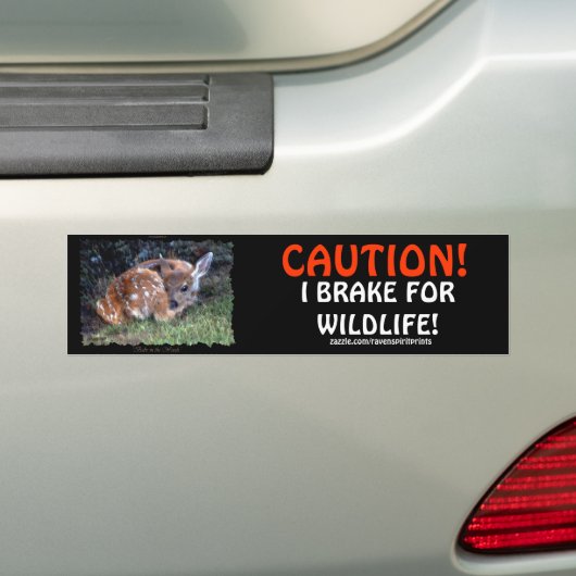 PET & WILDLIFE PROTECTION Herten Bumperstickers (Op auto)