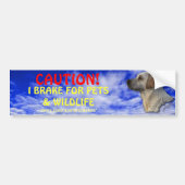 Pet & Wildlife Safety Bumpersticker (Voorkant)