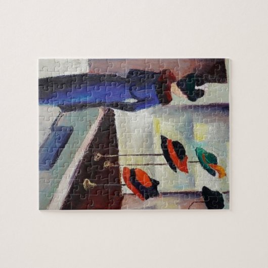 Pet Winkelen - Augustus Macke Legpuzzel (Horizontaal)